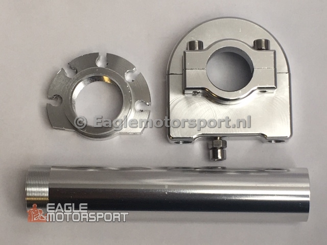 Handgas (aluminium, zilver kleurig)